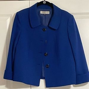 Royal blue suit jacket